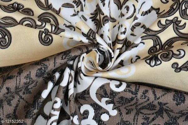 CREAM_AND_BROWN_Premium_Fitted_Bedsheet_with_2_Pillow_Covers_(72X78X_Up_to_10_Inches)_&_360_Degree_Elasticated