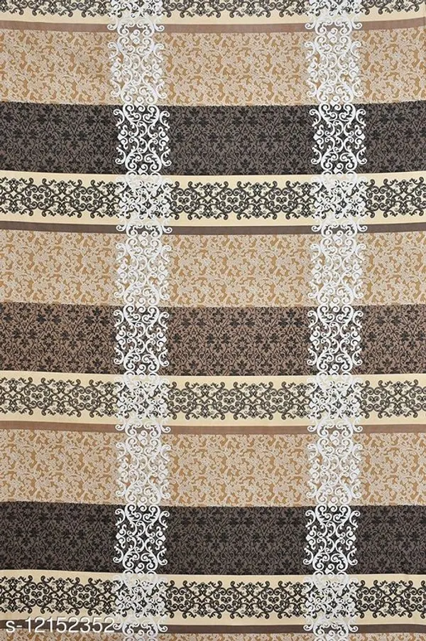 CREAM_AND_BROWN_Premium_Fitted_Bedsheet_with_2_Pillow_Covers_(72X78X_Up_to_10_Inches)_&_360_Degree_Elasticated