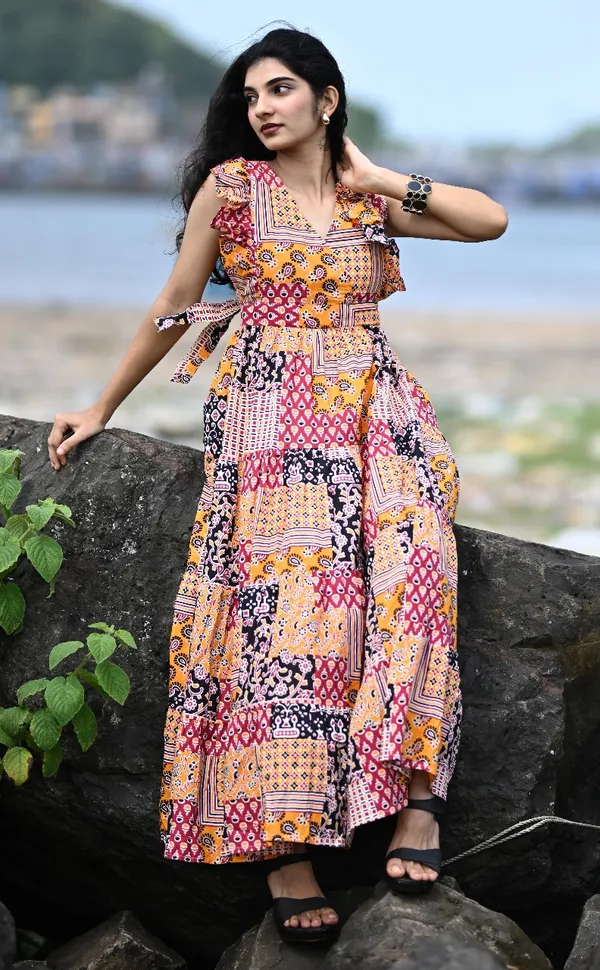 Anarkali cotton dress with price top