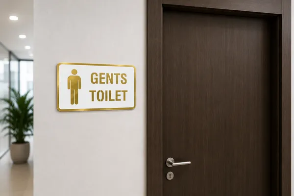 Gents_Toilet_Acrylic_White_Golden_Signage