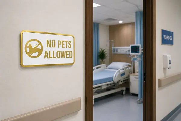 NO_PETS_ALLOWED_ACRYLIC_WHITE_GOLDEN_PLATE