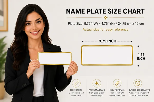 No_Spitting_Acrylic_Plate_White_Golden
