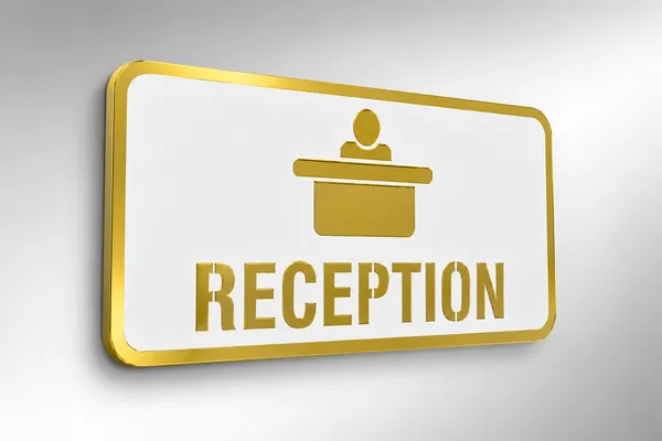RECEPTION_ACRYLIC_NAME_PLATE_WHITE_GOLDEN