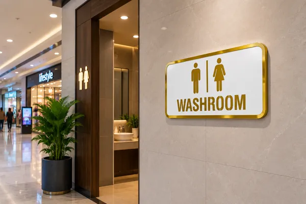 WASHROOM_NAME_PLATE_ACRYLIC_WHITE_&_GOLDEN