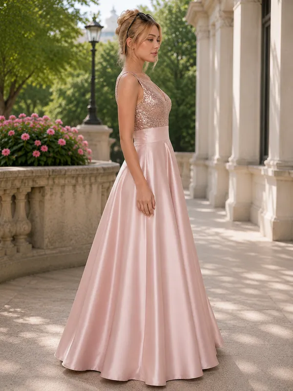 Rose_Gold_Blush_Sequin_Bodice_Satin_Ball_Gown