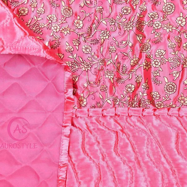Pure_Satin_Deluxe_VIP_Machine_Stitched_Traditional_Jaipuri_Gold_Printed_AC_Comforter/Blanket/Quilt_Double_Bed(90_x_108_Inch)_(Pink)