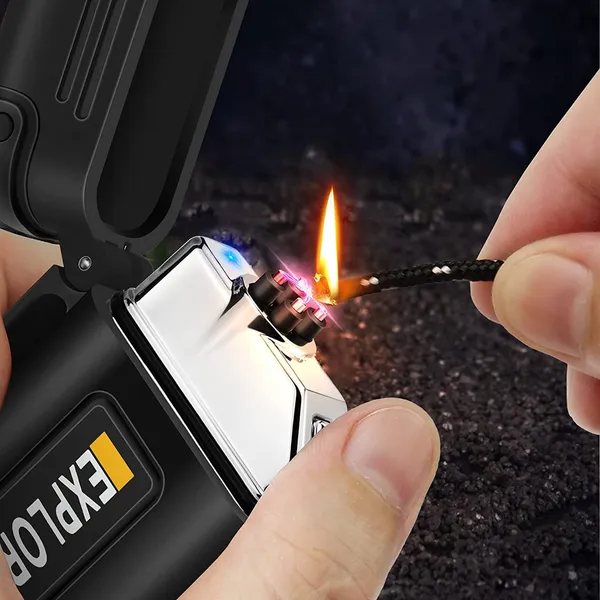 Waterproof_Flameless_Electric_Lighter-Dual_Arc_Plasma_Beam_Lighter