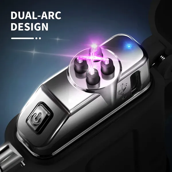 Waterproof_Flameless_Electric_Lighter-Dual_Arc_Plasma_Beam_Lighter