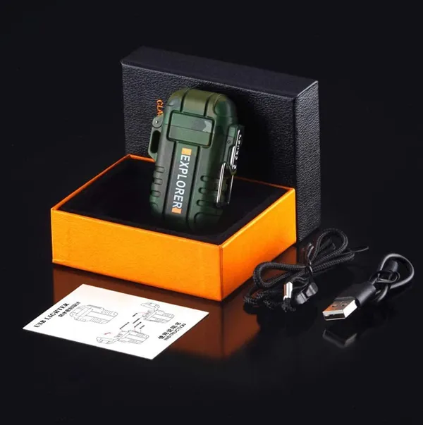Waterproof_Flameless_Electric_Lighter-Dual_Arc_Plasma_Beam_Lighter