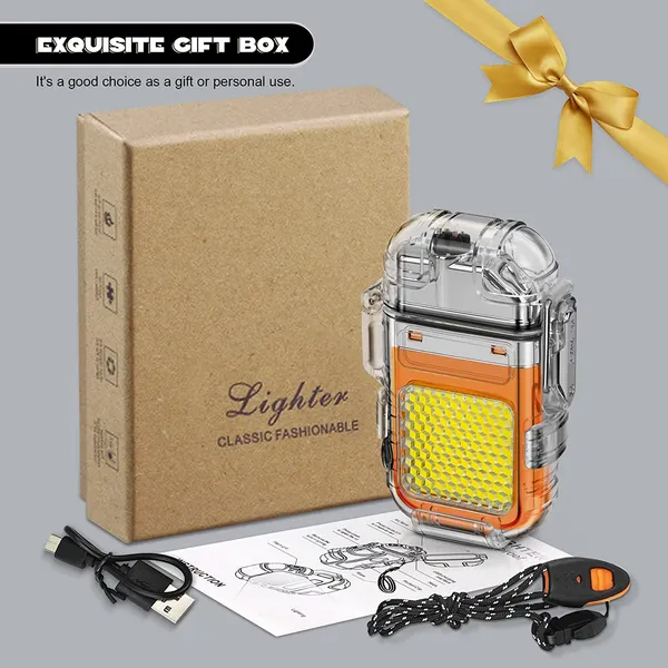 Electric_Lighter_Outdoor_IP56_Waterproof_Double_arc_Lighter