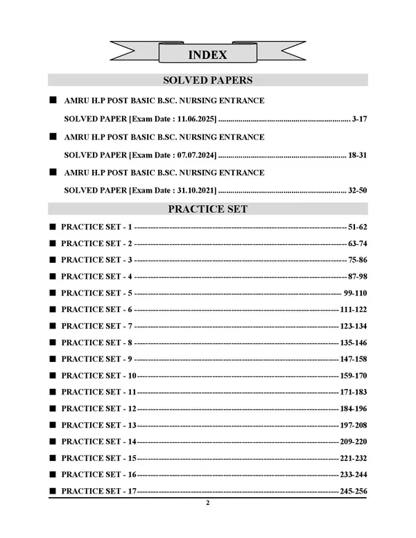 POST_Basic_AMRU_B.Sc._Nursing_Entrance_Exam_Solved_Papers_&_Practice_Book_20_Sets_2026-27_English_Medium
