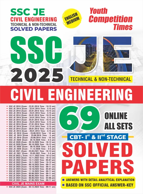 POD)_English_medium)_SSC_JE_CIVIL_Engineering_Technical_&_Non_Technical_Solved_Papers__69_Sets_CBT-I_&_II_Stage_2025