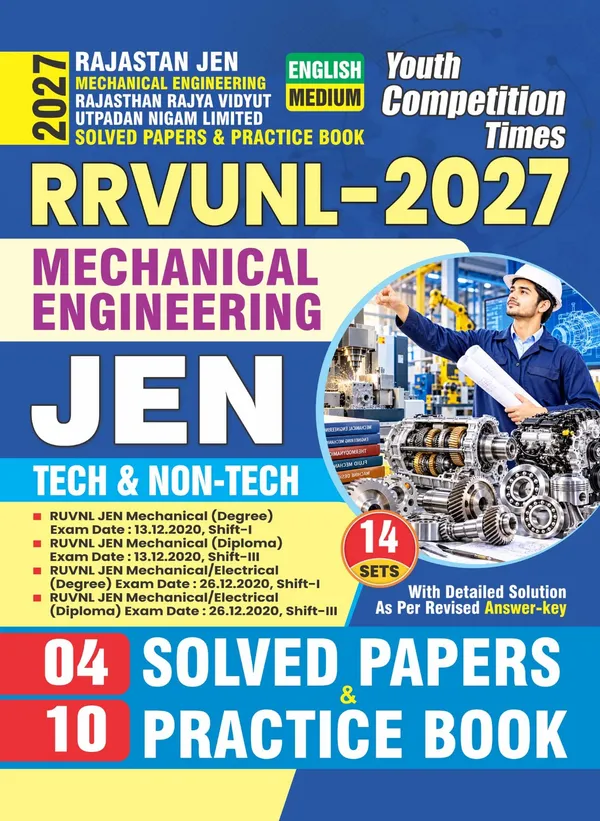 RRVUNL_Mechanical_Engineering_JEN_Tech_&_Non_Tech_14_Set_Solved_Papers_2027_English_Medium