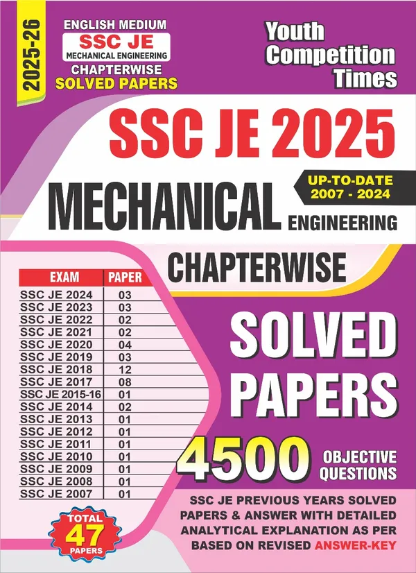 SSC_JE_Mechanical_Engineering_Chapterwise_Solved_Papers_4500_English_Medium_2025