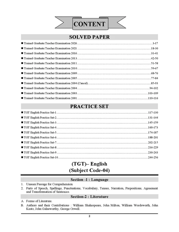 TGT_English_22_Set_Solved_&_Practice_Book_2027_English_Medium