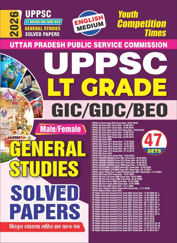 UPPSC_LT_Grade,_GIC,_GDC,_BEO_General_Studies_Solved_Papers_2026_English_Medium