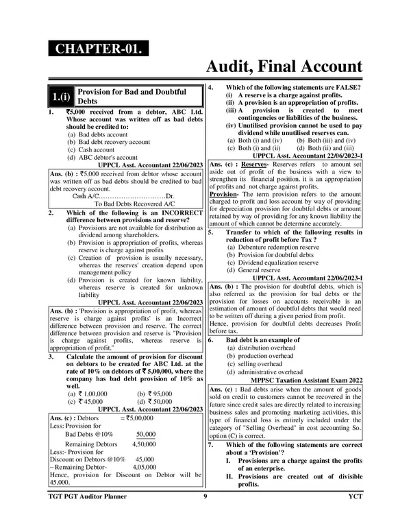 UPSSSC_Auditor_&_Assistant_Accountant_Chapterwise_Solved_10430_Objective_Question_2027_English_Medium