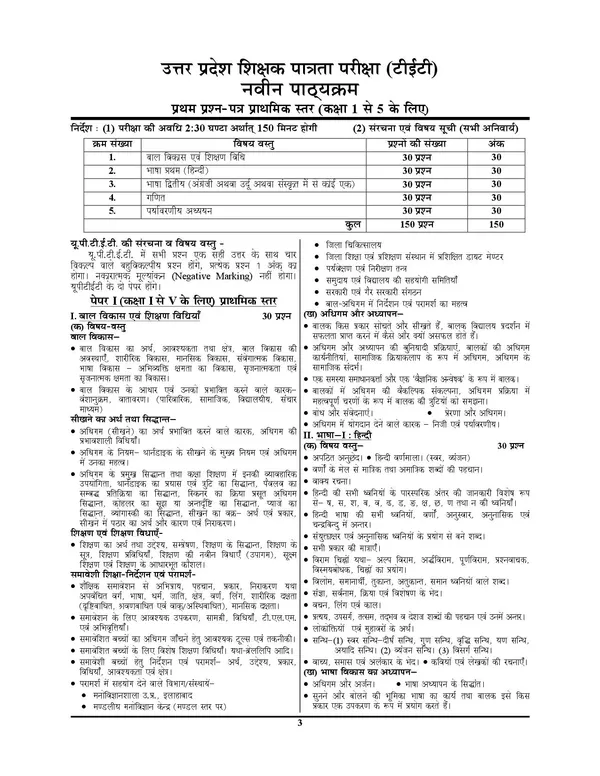UP_TET_1-5_Primary_Level_Bilingual_Solved_Papers_12_Set_2027_Hindi_Medium