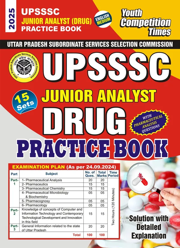 UPSSSC_Junior_Analyst_(Drug)_15_Practice_Book_2025