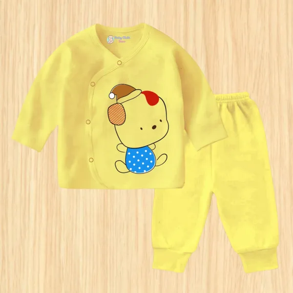 Multicolor_Soft_Cotton_New_Born_Baby_Dress_(Pack_Of_4)