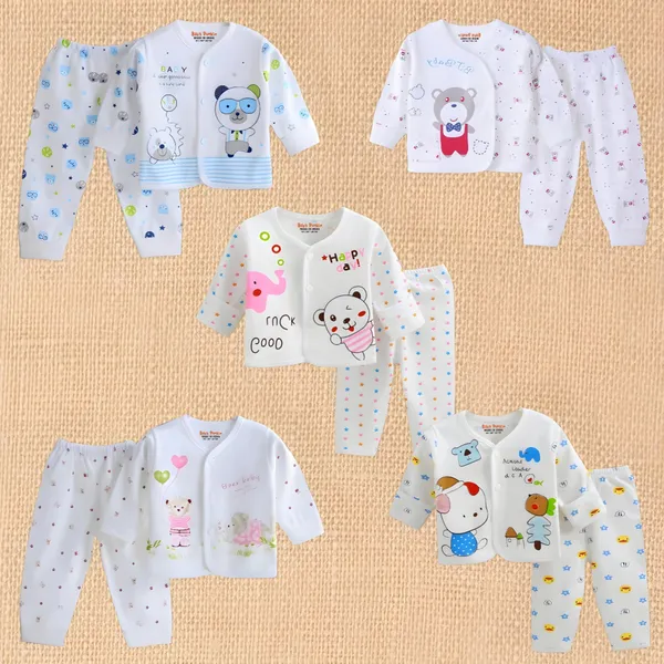 Yourfashionmate Combo Of 5 Soft Cotton New Born Baby Dress Price in India Buy Yourfashionmate Combo Of 5 Soft Cotton New Born Baby Dress online at undefined