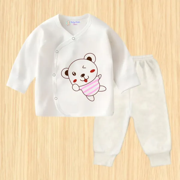 Multicolor_Soft_Cotton_New_Born_Baby_Dress_(Pack_Of_5)