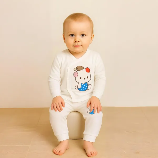 White_Premium_Cotton_Baby_Clothing_Set_(Pack_Of_2)