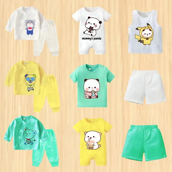 Multicolor_Soft_Cotton_7-Day_Adorable_&_Comfy_Baby_Clothing_Set