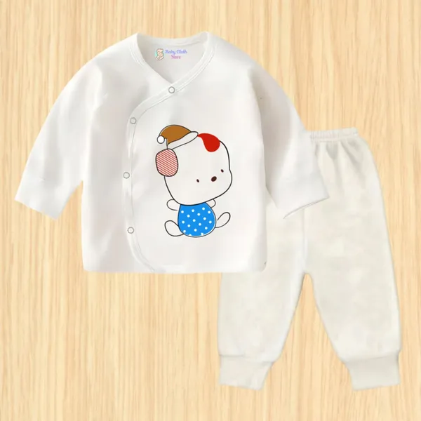 Multicolor_Soft_Cotton_New_Born_Baby_Dress_(Pack_Of_5)