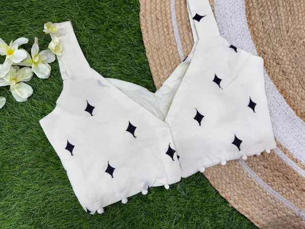 Cambric_Cotton_Embroidery_Work_Readymade_Blouse