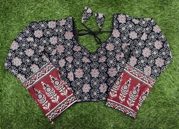 Black_Ajrak_Wala_Readymade_Blouse