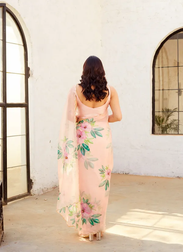 Pink_Organza_Motiwork_Embroidered_Saree