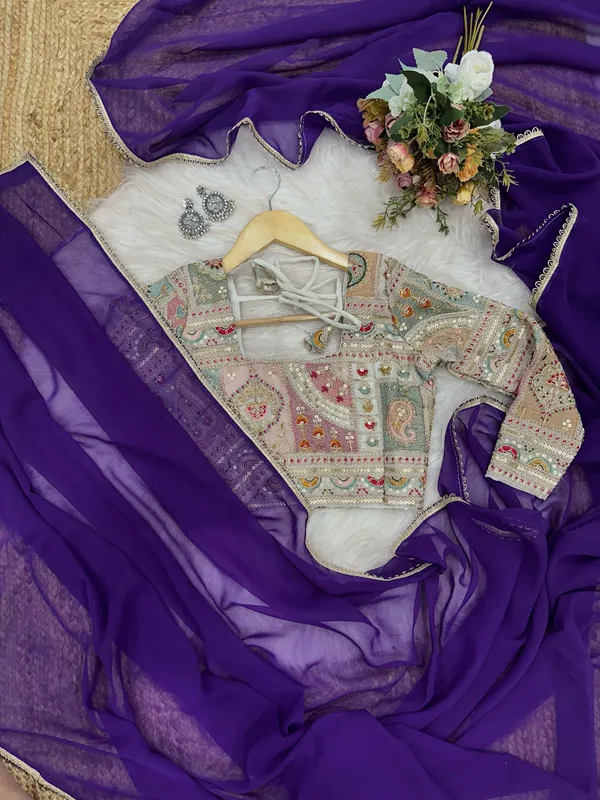 PURPLE_SOFT_GEORGETTE_EMBROIDERED_SAREE