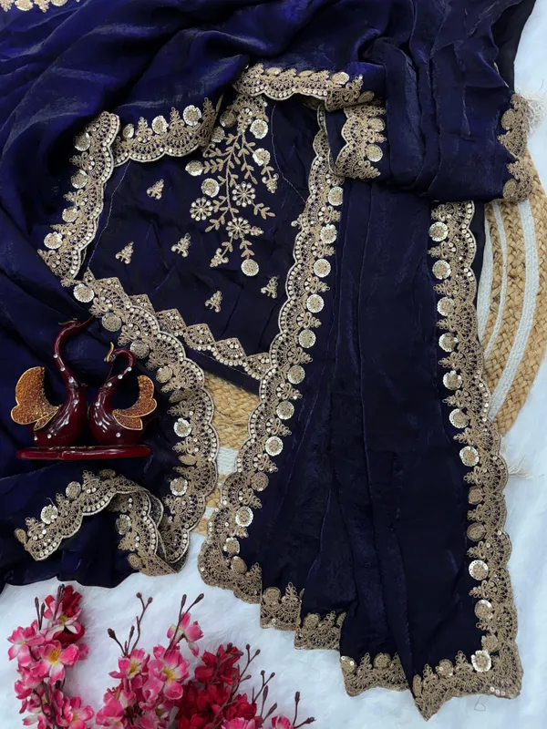 Navy_Blue_Classic_Space_Silk_Embroidered_Saree