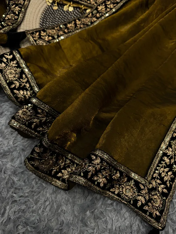 Dark_Mustard_Classic_Marodi_Embroidered_Saree