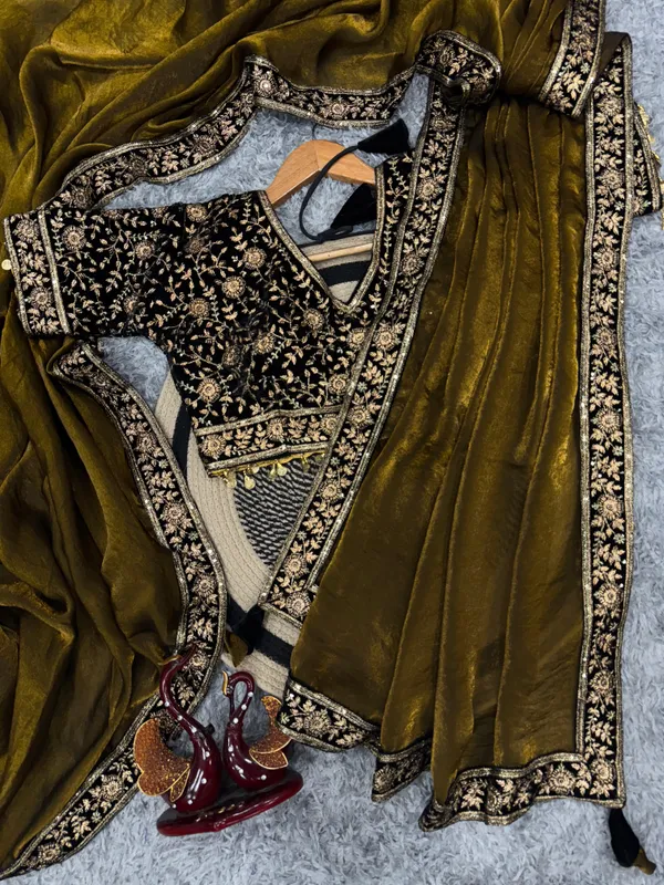 Dark_Mustard_Classic_Marodi_Embroidered_Saree