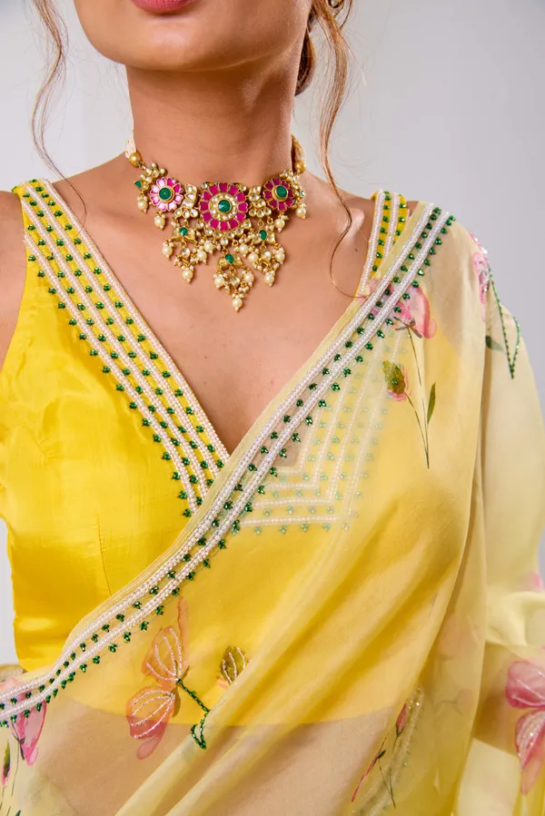 Yellow_Shaded_Organza_Motiwork_Embroidered_Saree