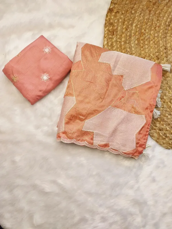 Peach_Crystal_Tissue_Silk_Embroidered_Saree