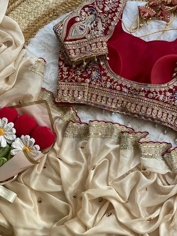 Cream_Syska_Silk_Designer_Saree