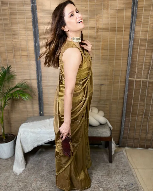 Rust_Gold_Pure_Soft_Satin_Silk_Handwork_Saree