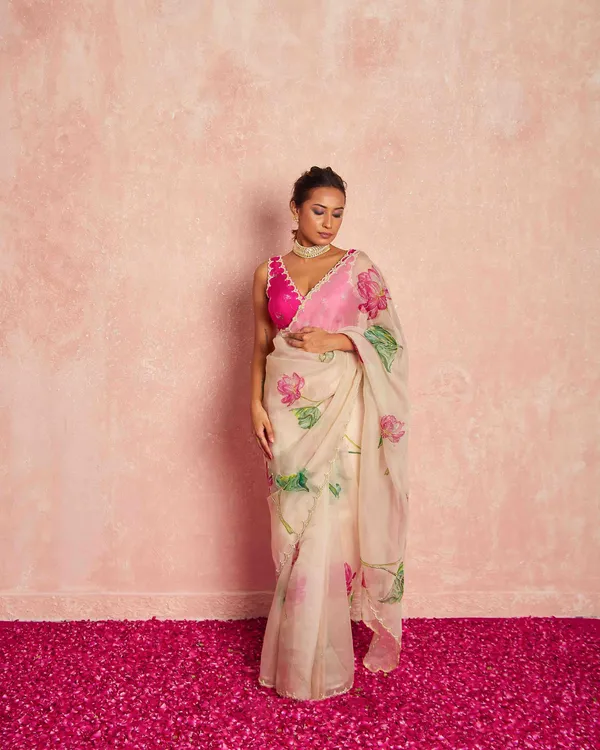 Beige_Organza_Motiwork_Embroidered_Saree