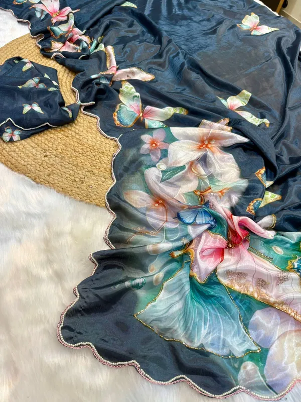 Navy_Butterflies_Hand-Embroidered_Saree