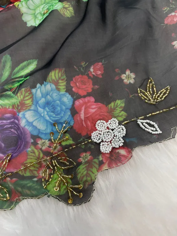 Black_Organza_Motiwork_Embroidered_Saree