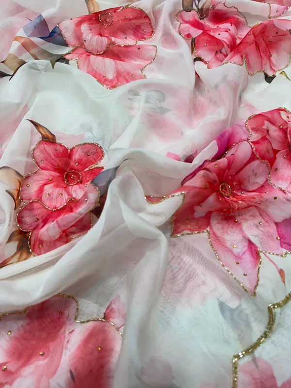 White_Katdana_and_Beads_Hand-Embroidered_Saree
