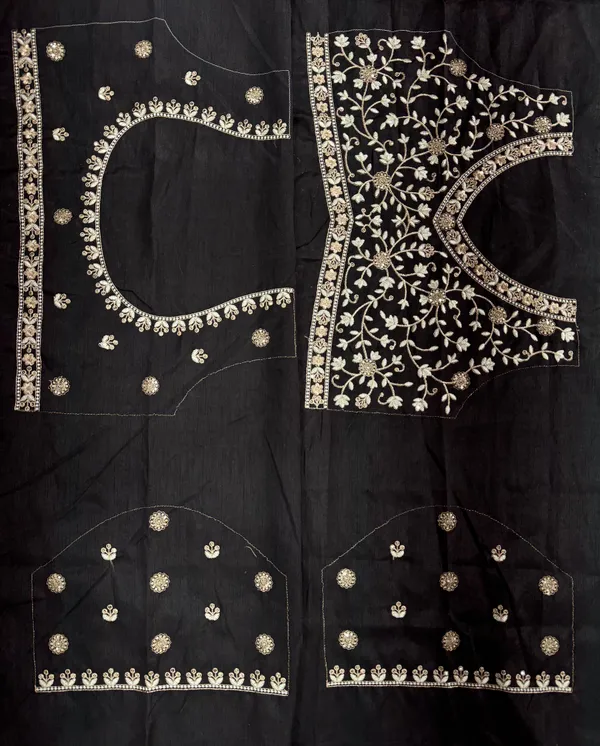 Black_Rangoli_Silk_Embroidered_Designer_Saree