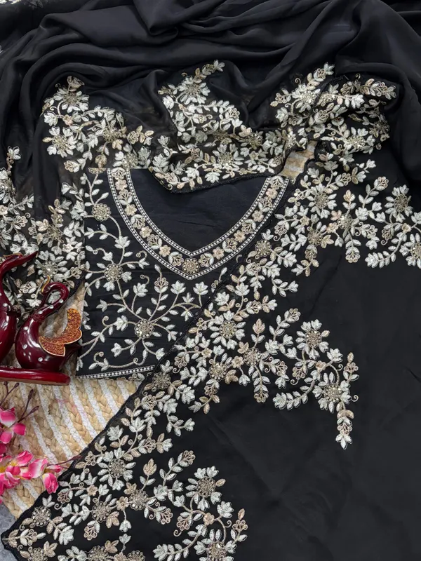 Black_Rangoli_Silk_Embroidered_Designer_Saree