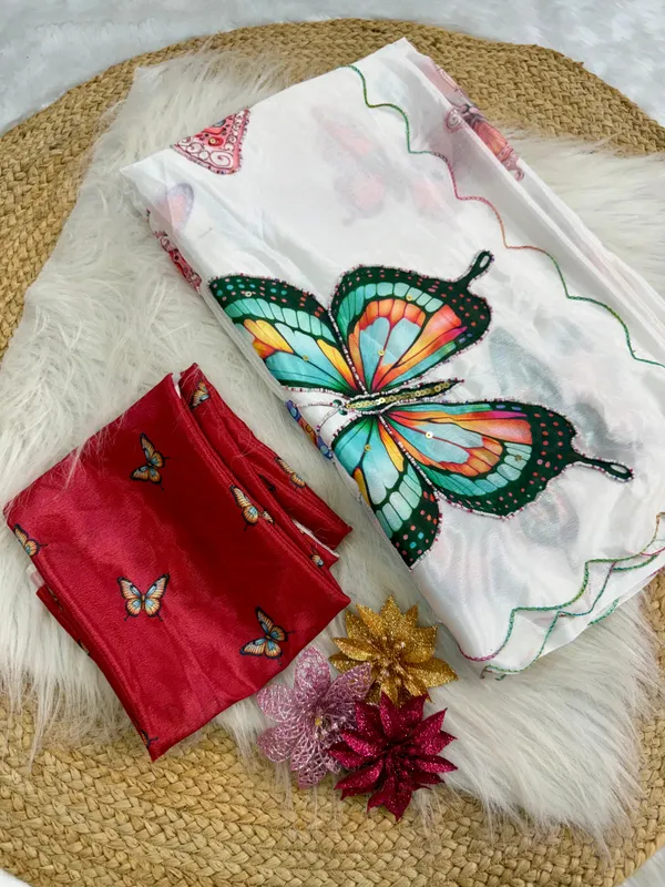 White_Katdana_and_Beads_Hand-Embroidered_Saree