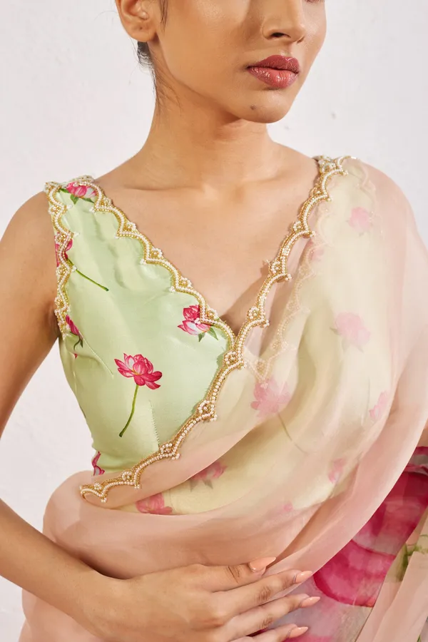 Peach_Organza_Motiwork_Embroidered_Saree
