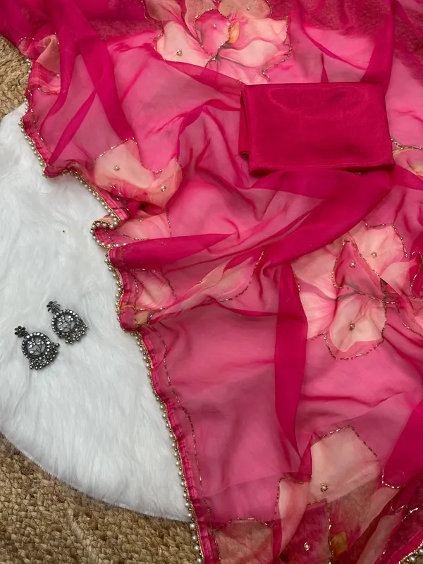 Rani_Katdana_and_Beads_Hand-Embroidered_Saree