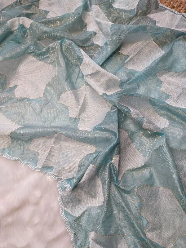 Blue_Crystal_Tissue_Silk_Embroidered_Saree